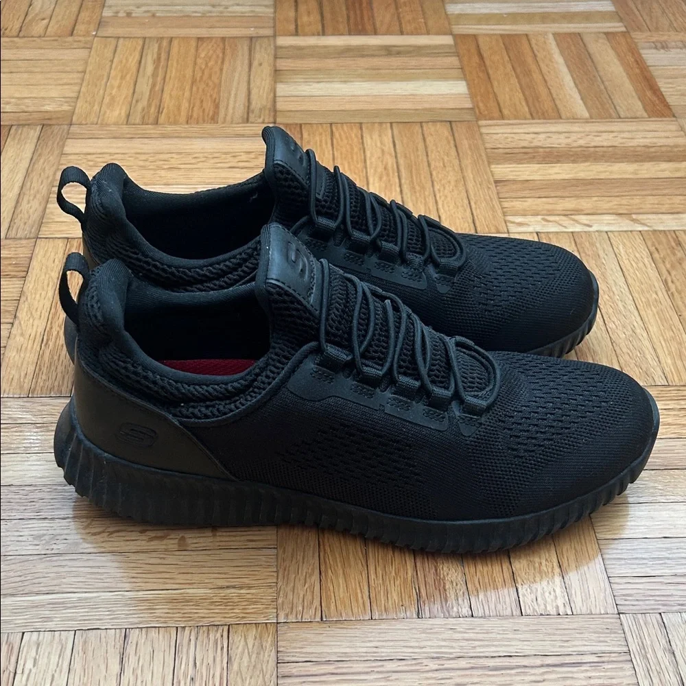 MEN'S SKECHERS WORK 77188 CESSNOCK SLIP-RESISTANT SHOES - Picture 2 of 6